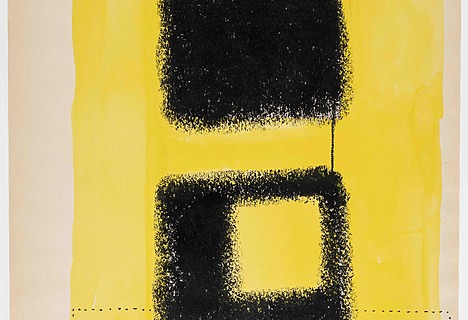 Jean-Michel Alberola Nous sommes tous des peintres abstraits 2016 Encre et gouache sur papier | Ink and gouache on paper 29,7 × 21 cm — 11 3/4 × 8 1/4 in.