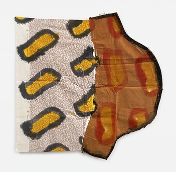 CLAUDE VIALLAT Sans titre n°51, 2025 Acrylique sur montage de tissus | Acrylic on fabric mounting 130 × 125 cm — 51 1/4× 49 1/4 in.