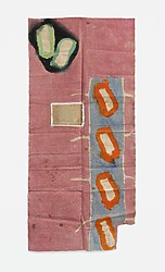 CLAUDE VIALLAT Sans titre n°80, 2026 Acrylique sur tissu | Acrylic on fabric 245 × 114 cm — 96 1/2 × 45 in.