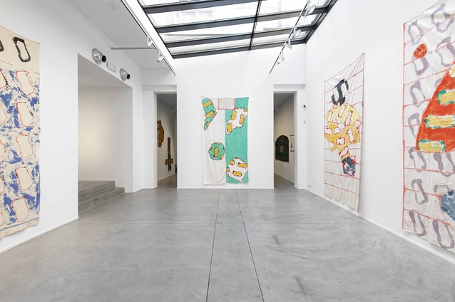 Claude Viallat, TEMPLON, Brussels, exhibition view.